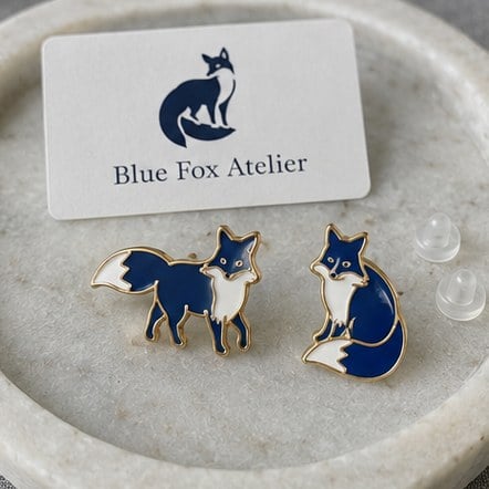 Enamel Earrings